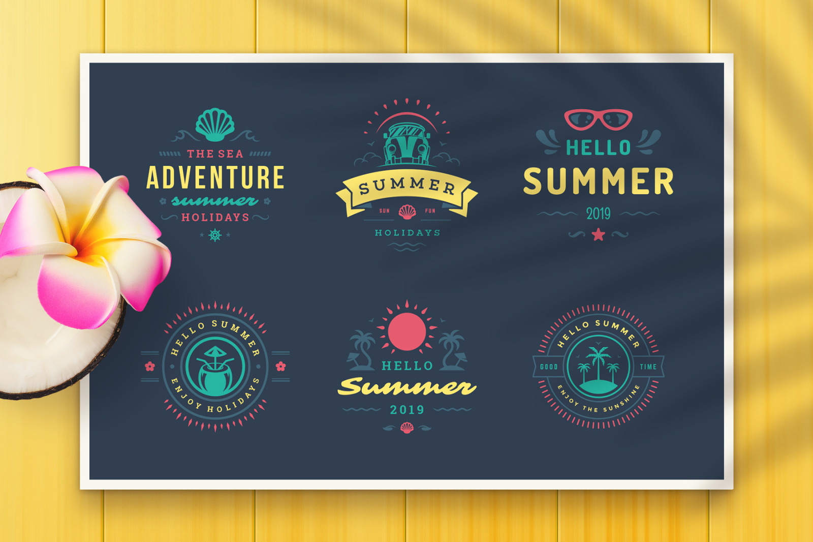 Summer Holidays Badges