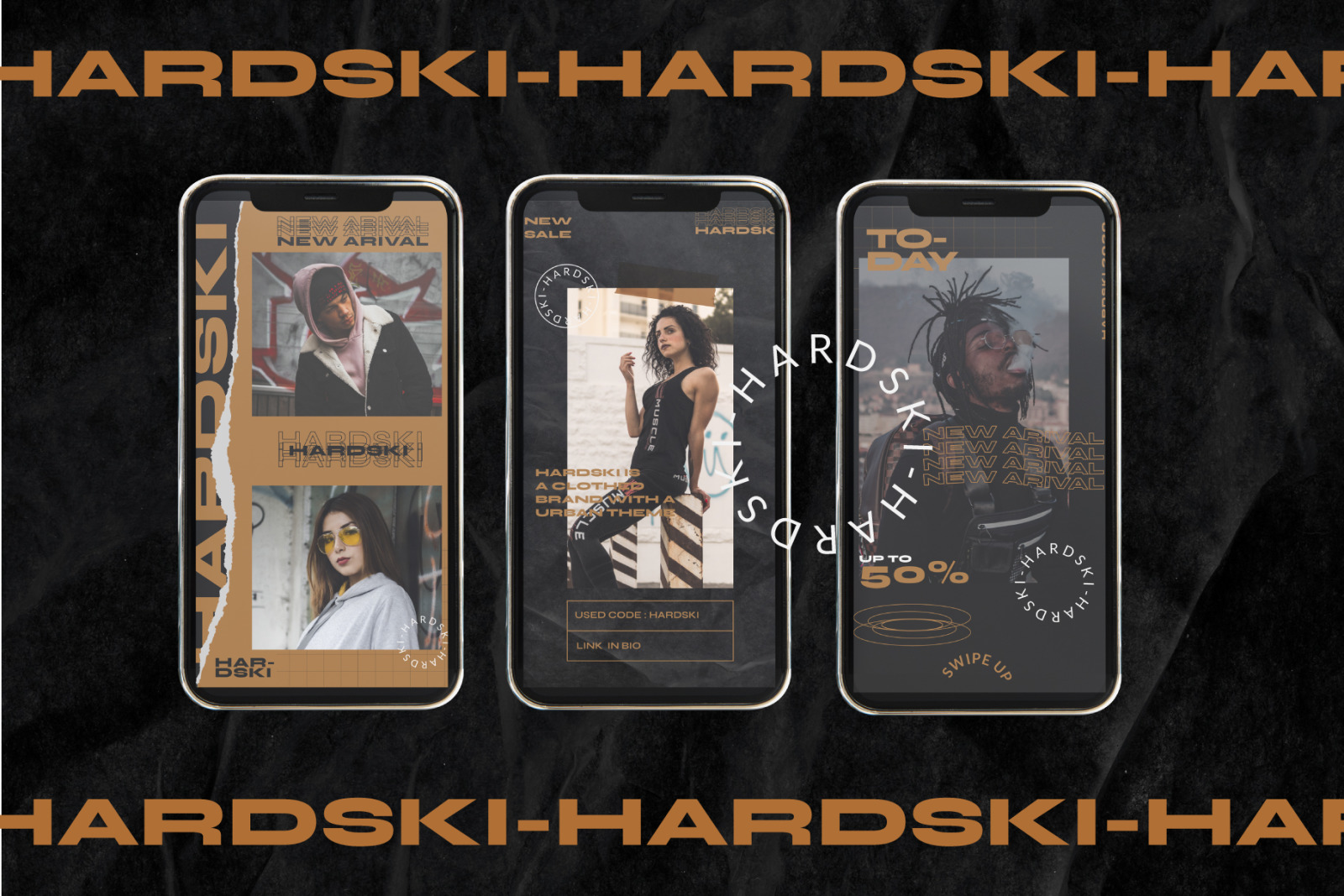 Hardski - Instagram Template