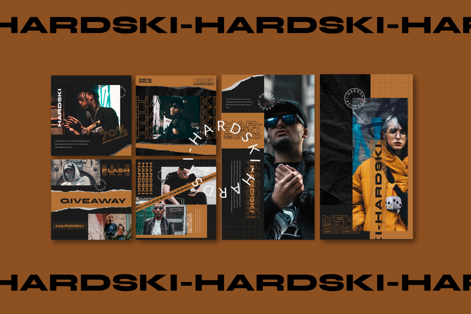 Hardski - Instagram Template