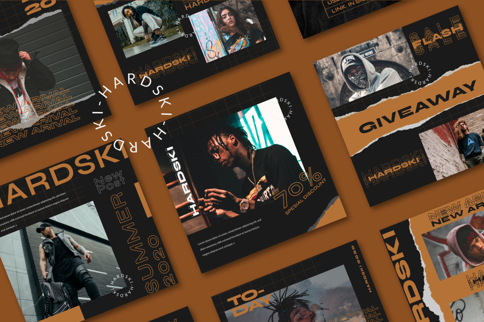 Hardski - Instagram Template Hardski - Instagram Template