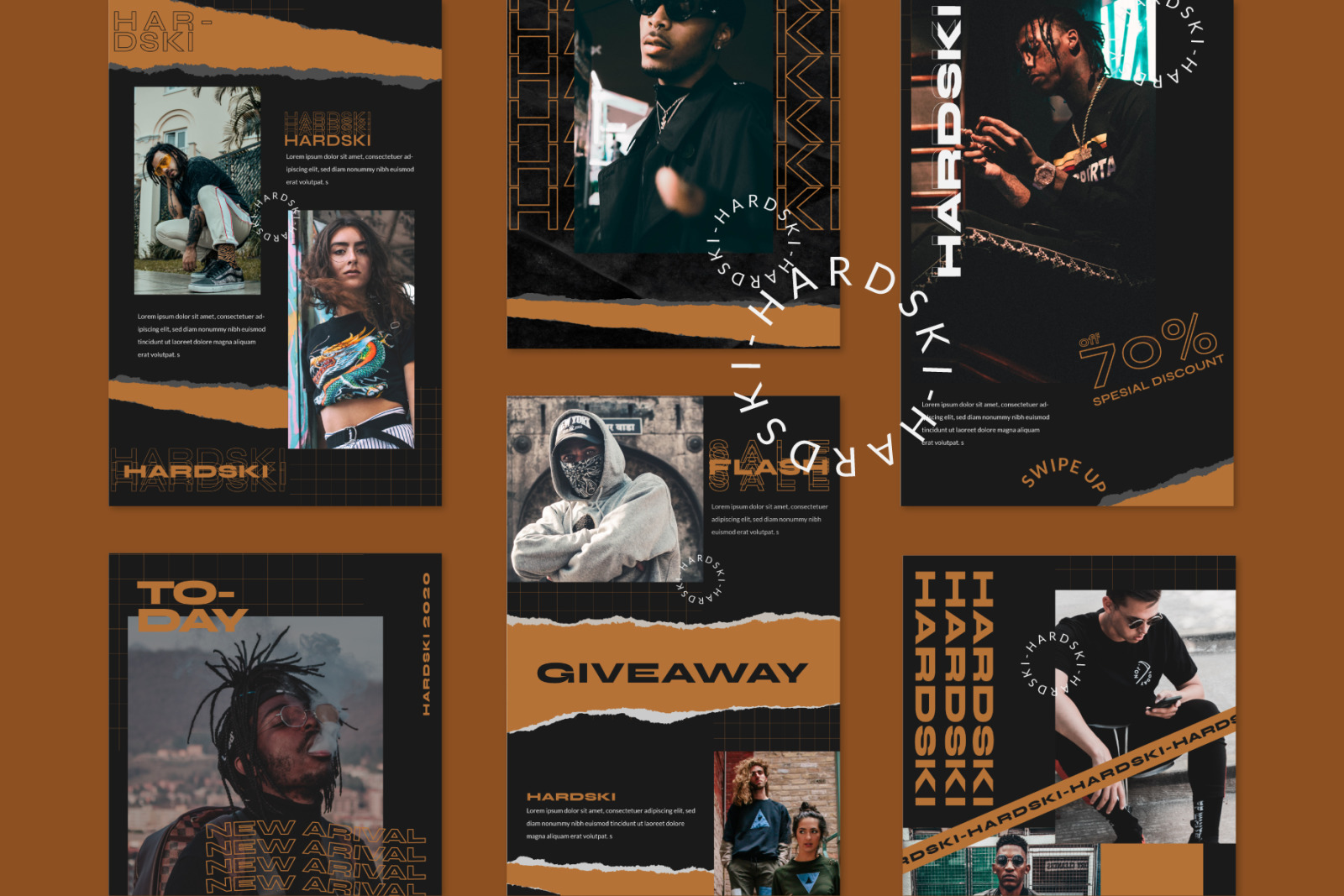 Hardski - Instagram Template Hardski - Instagram Template