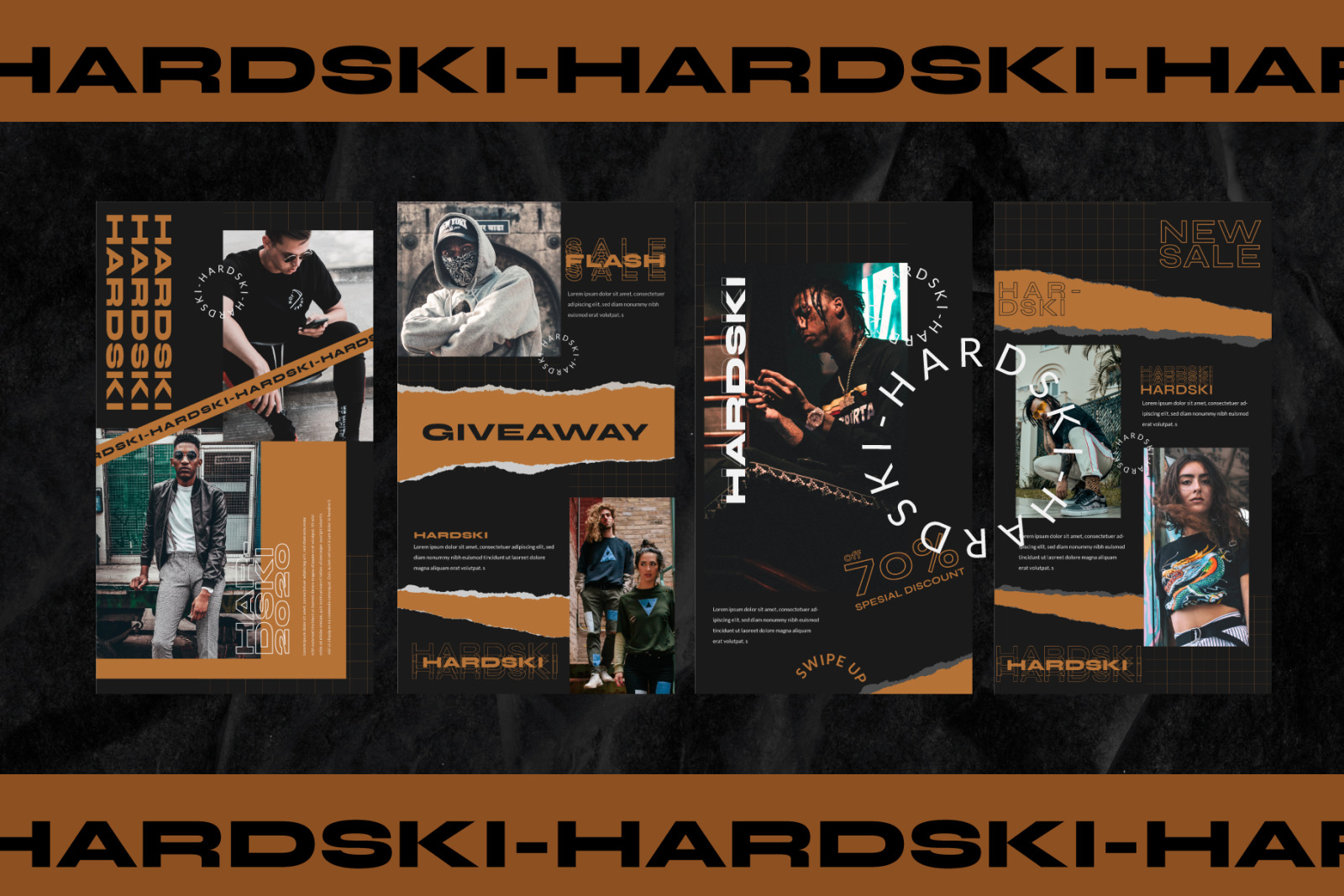 Hardski - Instagram Template