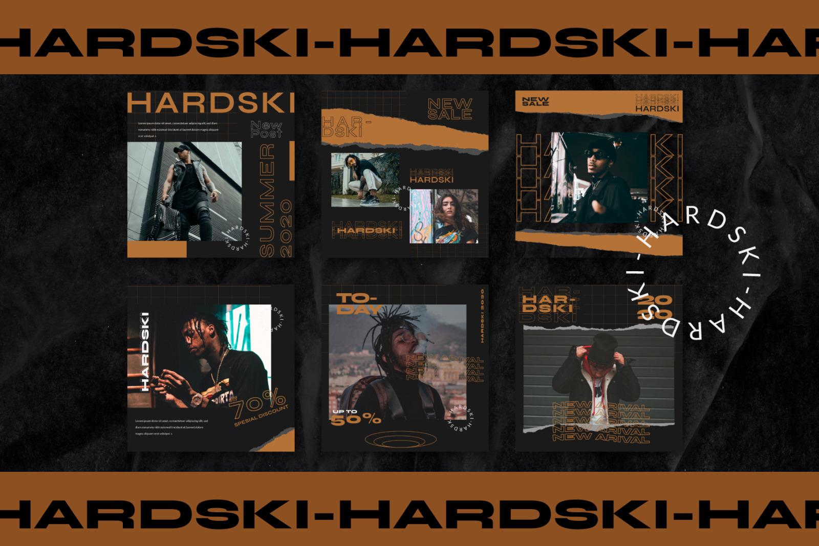 Hardski - Instagram Template