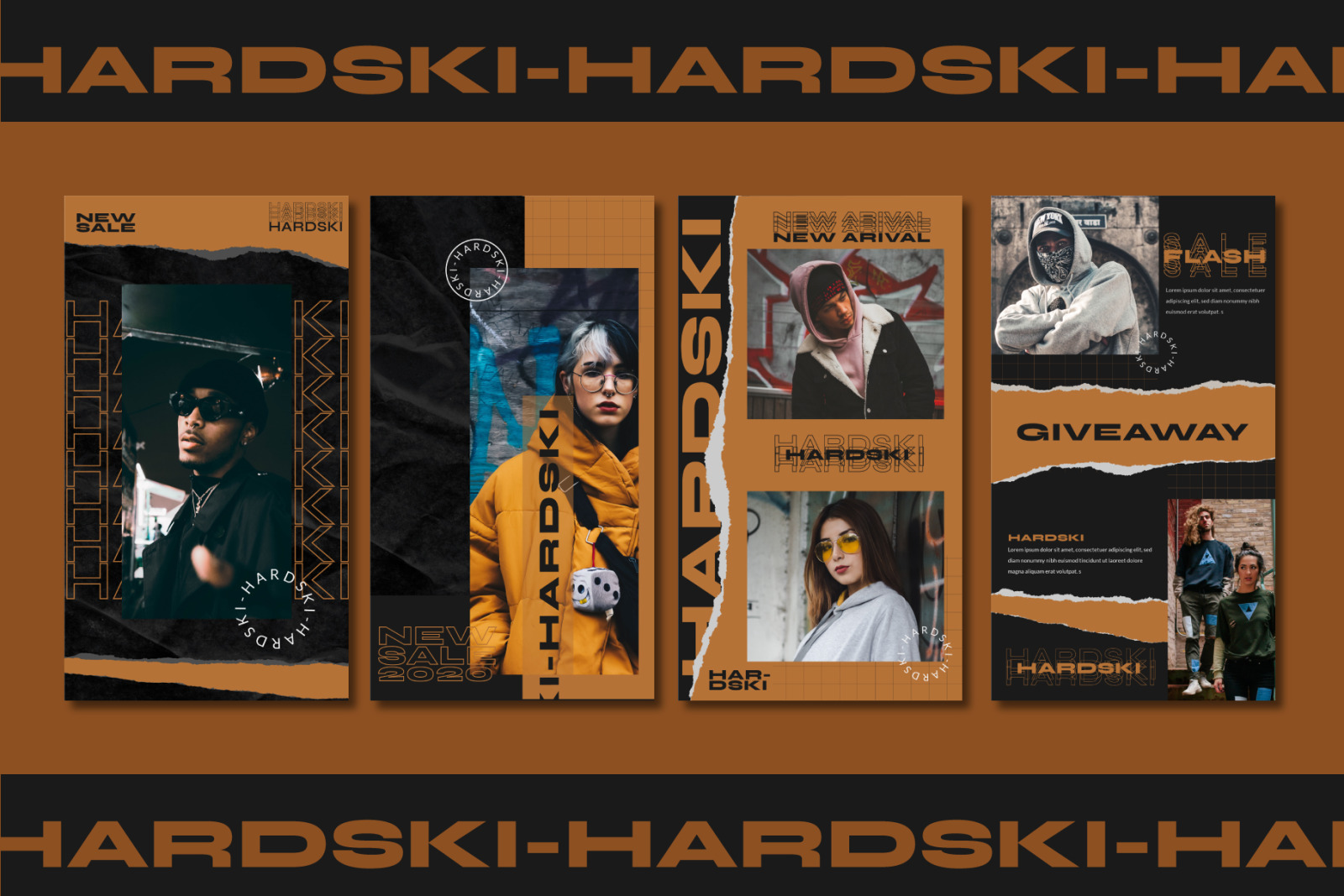 Hardski - Instagram Template