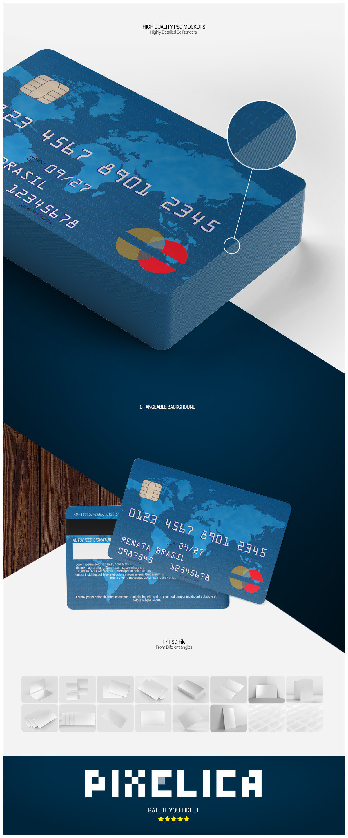 Credit / Debit Card Mockup Credit / Debit Card Mockup