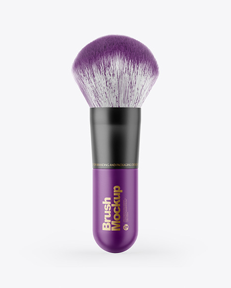 Matte Powder Brush Mockup