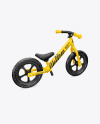 Balance Bike Mockup - Back Half Side View