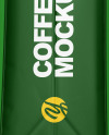 Matte Coffee Bag Mockup - Side View