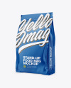 Glossy Stand-Up Bag Mockup - Half Side View