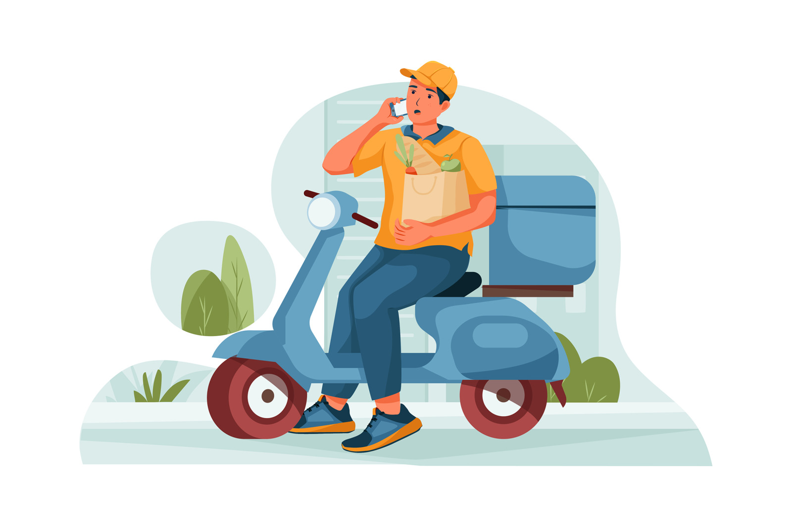 M114_Delivery service illustrations M114_Delivery service illustrations