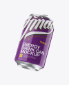 330ml Glossy Aluminium Can Mockup