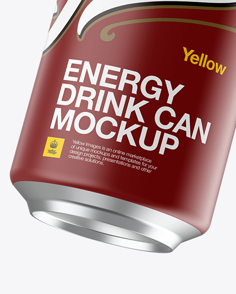 330ml Matte Aluminium Can Mockup