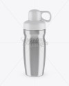 Metallic Reusable Water Bottle Mockup