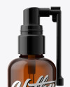 Amber Spray Bottle Mockup - Front View