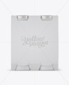 4 Pack Glossy Dairy Bottle Mockup - Front View