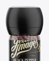 Black Pepper Jar Mockup