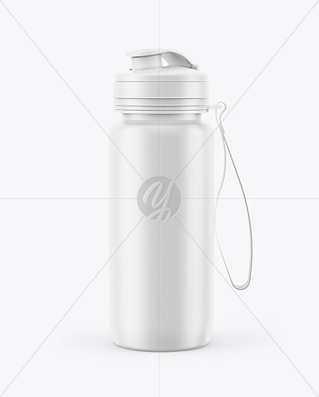 Matte Sport Bottle Mockup