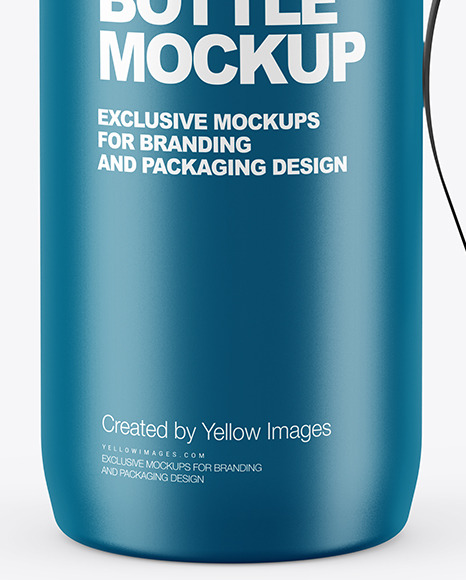 Matte Sport Bottle Mockup