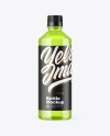 Color Plastic Bottle Mockup