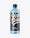 Blue Plastic Bottle Mockup