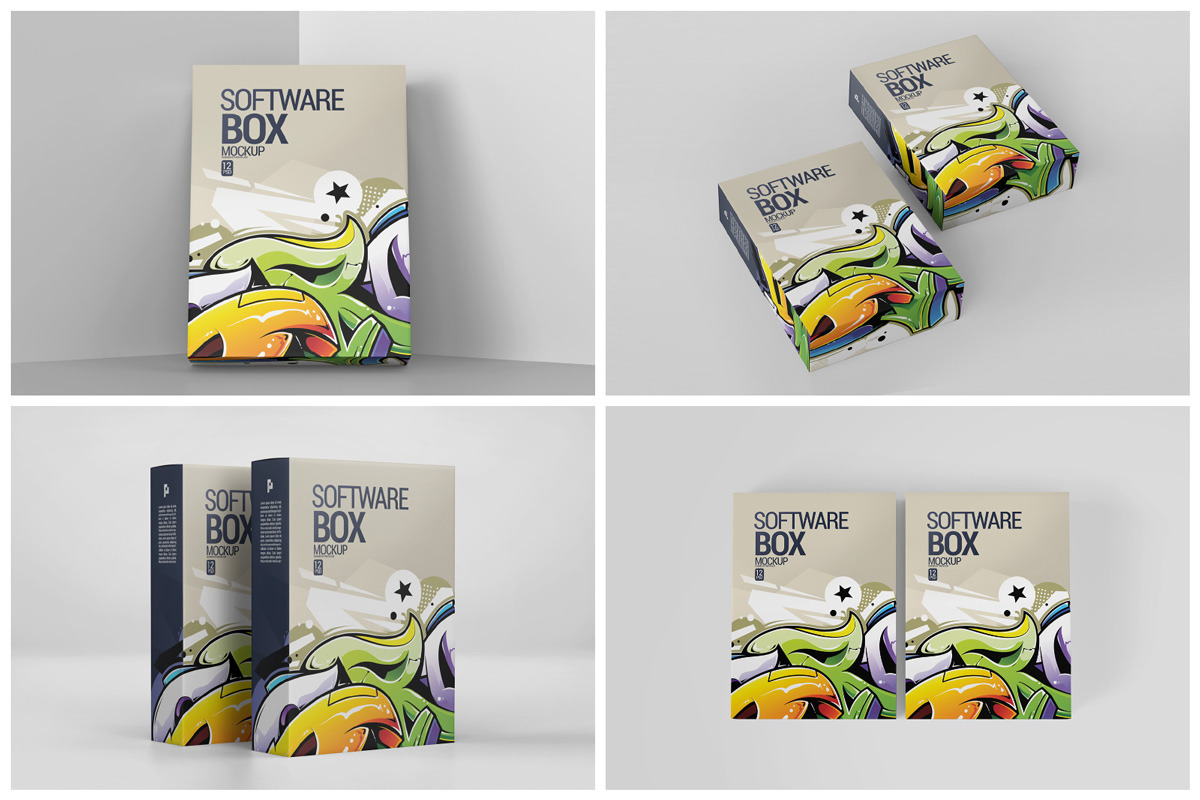 Software Box Mockup Software Box Mockup