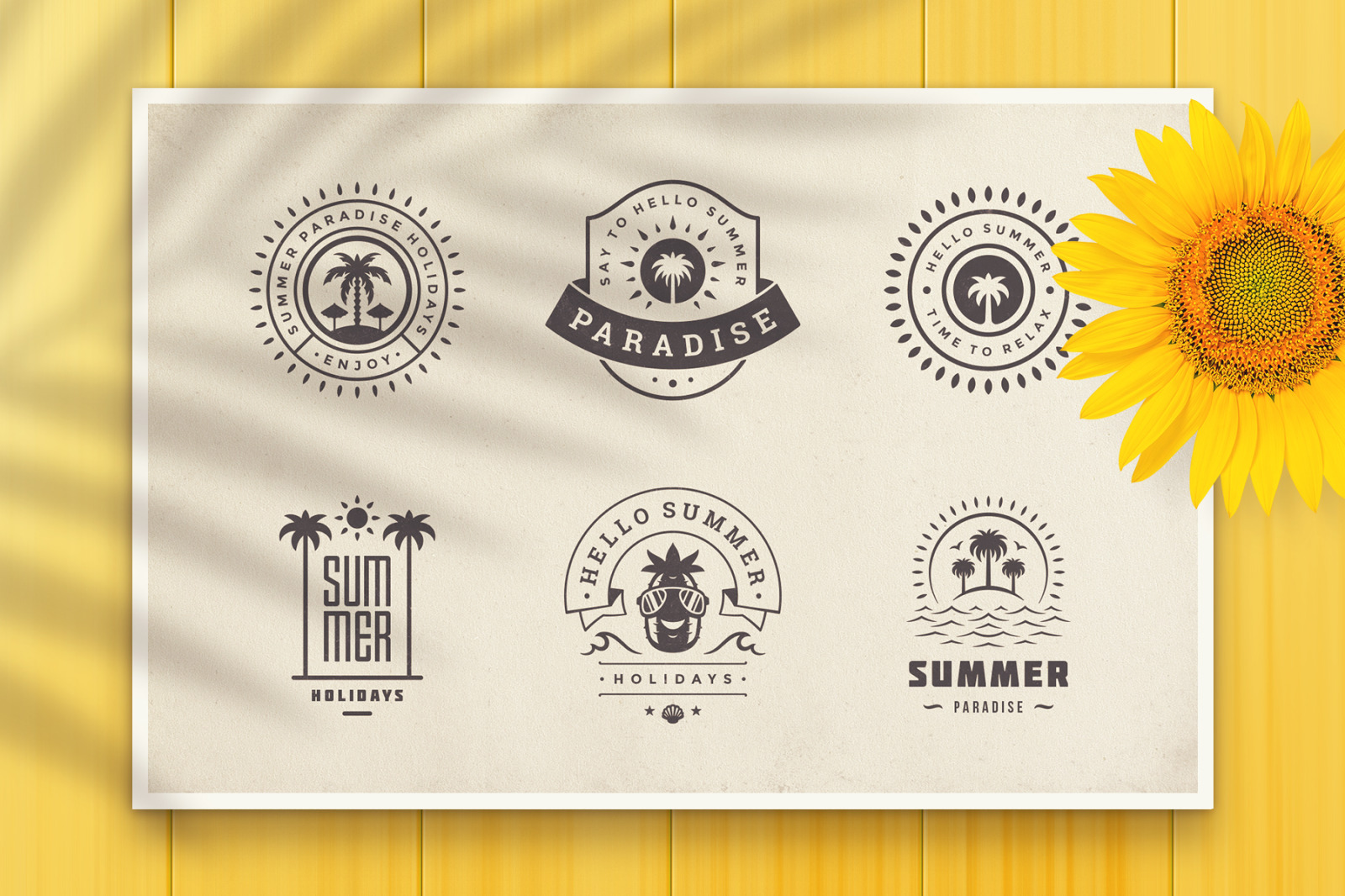 Summer Holidays Badges