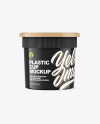 Glossy Plastic Cup Mockup