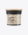 Glossy Plastic Cup Mockup