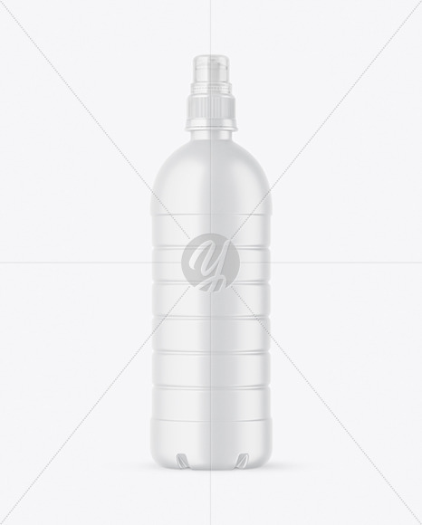 Matte Bottle with Sport Cap Mockup