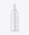 Glossy Bottle with Sport Cap Mockup