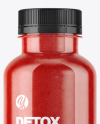 Red Smoothie Bottle Mockup