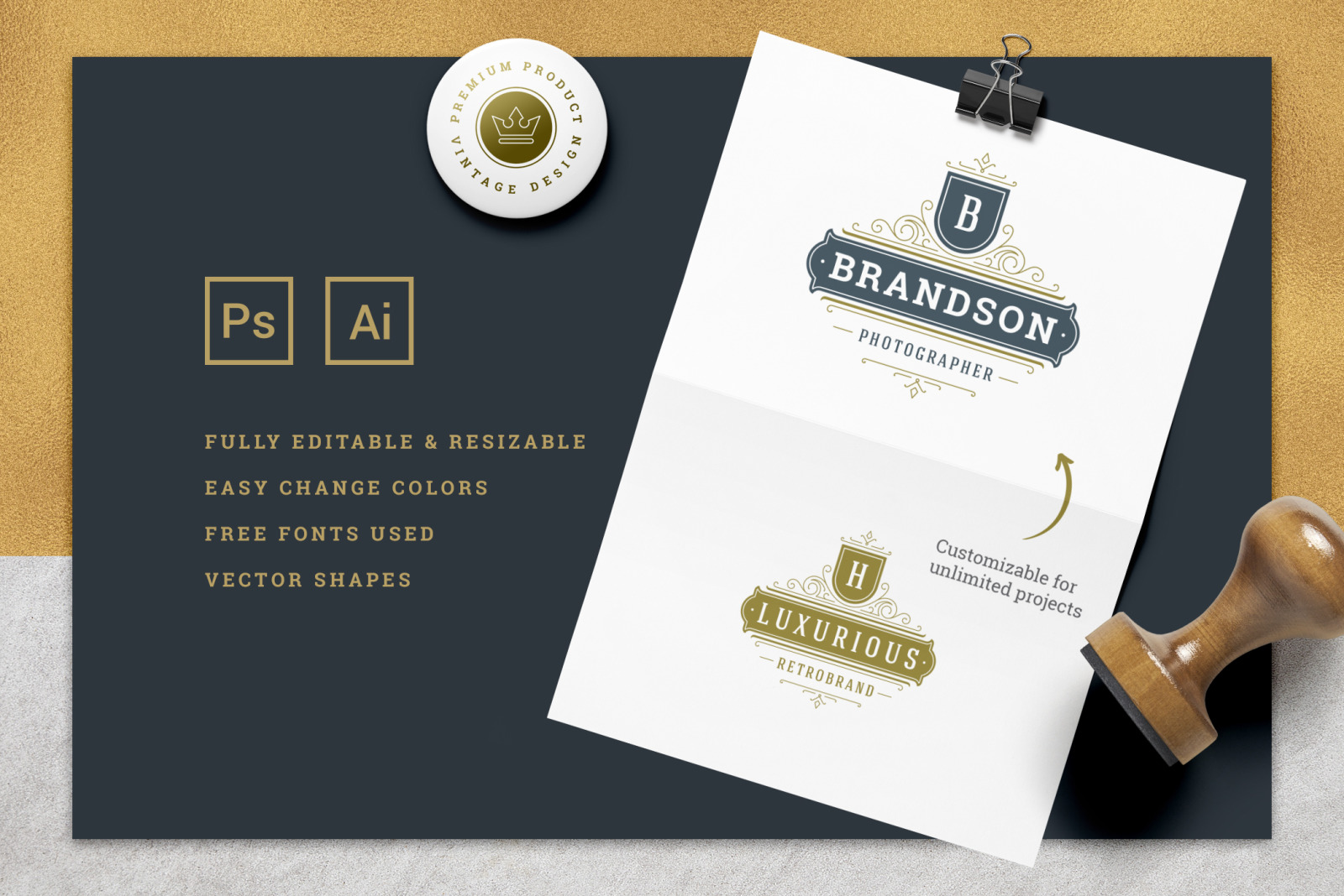 36 Luxury Ornament Logos