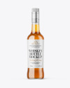 Clear Glass Whiskey Bottle Mockup