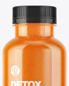 Orange Smoothie Bottle Mockup