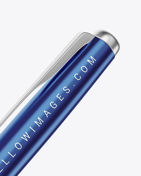 Matte Metallic Pen Mockup