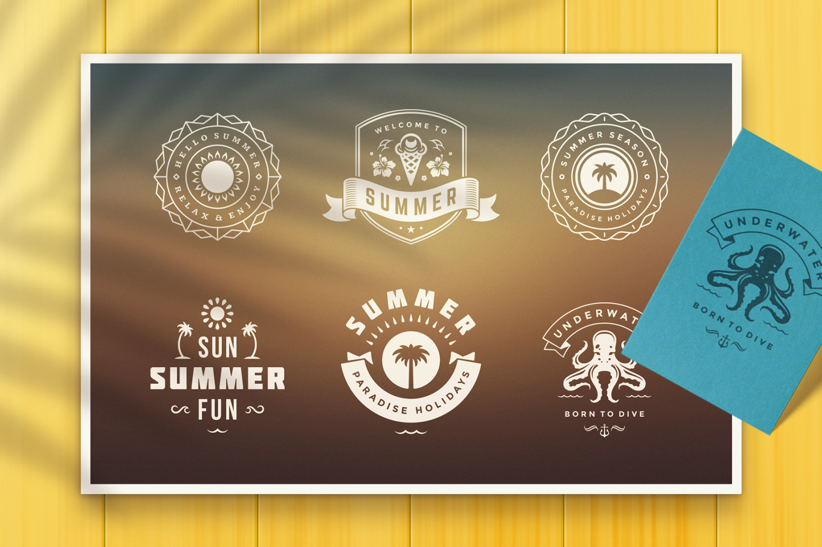 Summer Holidays Badges