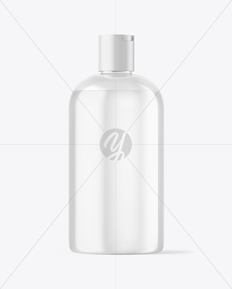 Clear Cosmetic Bottle Mockup