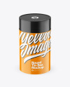 Round Tin Can w/ Glossy Finish Mockup