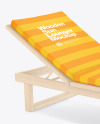 Wooden Sun Lounger Mockup Wooden Sun Lounger Mockup