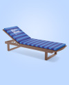 Wooden Sun Lounger Mockup Wooden Sun Lounger Mockup