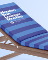 Wooden Sun Lounger Mockup Wooden Sun Lounger Mockup