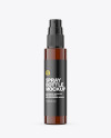 Amber Spray Bottle Mockup