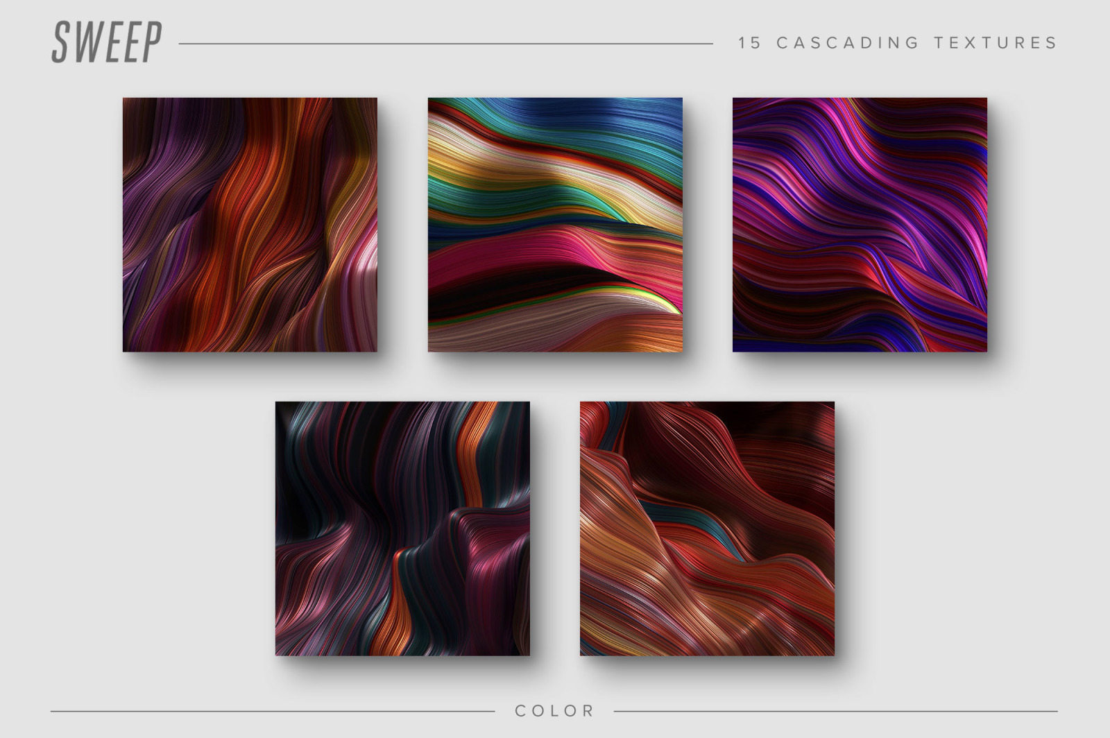Sweep: Glossy Cascading Textures Sweep: Glossy Cascading Textures