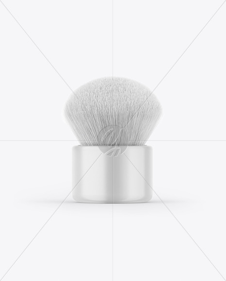 Glossy Powder Brush Mockup