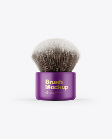 Matte Powder Brush Mockup