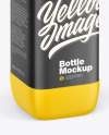 Matte Plastic Bottle Mockup -Half Side View