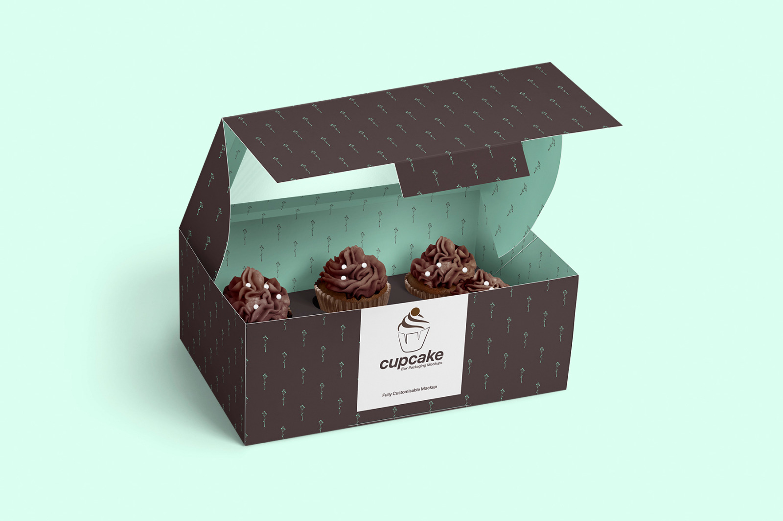 Cupcake Box Packaging Mockups Bundle Cupcake Box Packaging Mockups Bundle