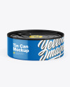 Glossy Tin Can Mockup