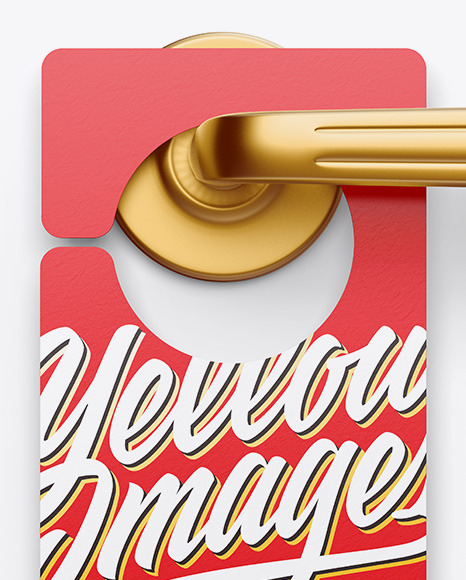 Door Hanger Mockup