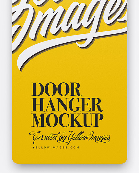 Door Hanger Mockup